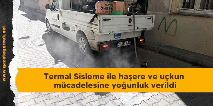 Termal Sisleme ile haşere ve uçkun mücadelesine yoğunluk verildi