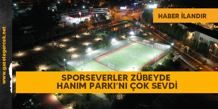 SPORSEVERLER ZÜBEYDE HANIM PARKI’NI ÇOK SEVDİ