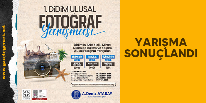 DİDİM’DE FOTOĞRAF YARIŞMASININ SONUÇLARI AÇIKLANDI