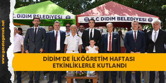 DİDİM’DE İLKÖĞRETİM HAFTASI  ETKİNLİKLERLE KUTLANDI