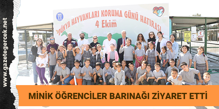 MİNİK ÖĞRENCİLER BARINAĞI ZİYARET ETTİ