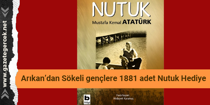 Arıkan’dan Sökeli gençlere 1881 adet Nutuk Hediye