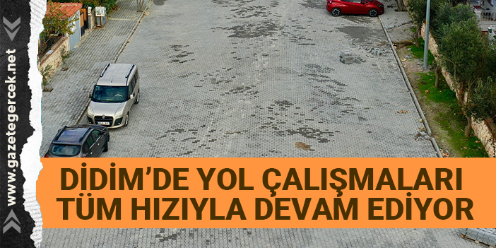 DİDİM’DE YOL ÇALIŞMALARI TÜM HIZIYLA DEVAM EDİYOR