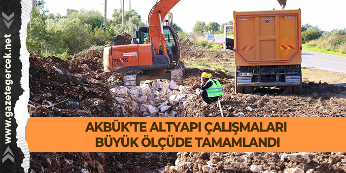 AKBÜK’TE ALTYAPI ÇALIŞMALARI BÜYÜK ÖLÇÜDE TAMAMLANDI