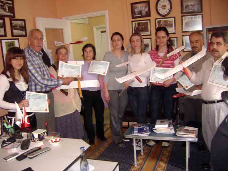 Model Uçak Kursu sona erdi