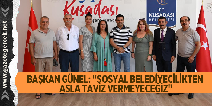 BAŞKAN ÖMER GÜNEL: "SOSYAL BELEDİYECİLİKTEN ASLA TAVİZ VERMEYECEĞİZ"