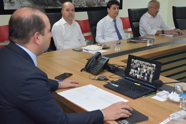 Aydın İl Sağlık Müdürü Şenkul başkanlığında çevrimiçi toplantı gerçekleştirildi