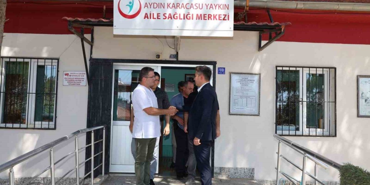 Kaymakam Gündoğdu, Yaykın Aile Sağlığı Merkezi’nde çalışmaları yerinde inceledi