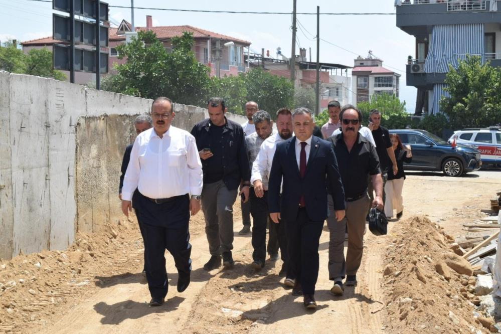 Vali Canbolat, Bozdoğan’daki yatırımları yerinde inceledi