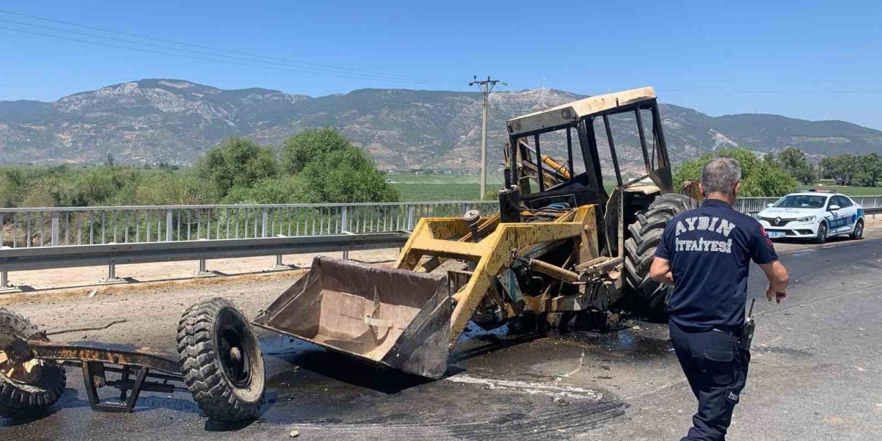 Kazada ağır yaralanan iş makinesi operatörünün tedavisi sürüyor