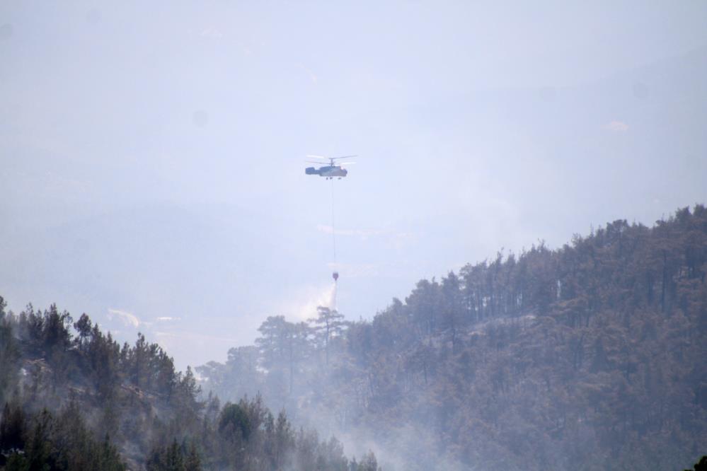 Bozdoğan yangını 45’inci saatte devam ediyor