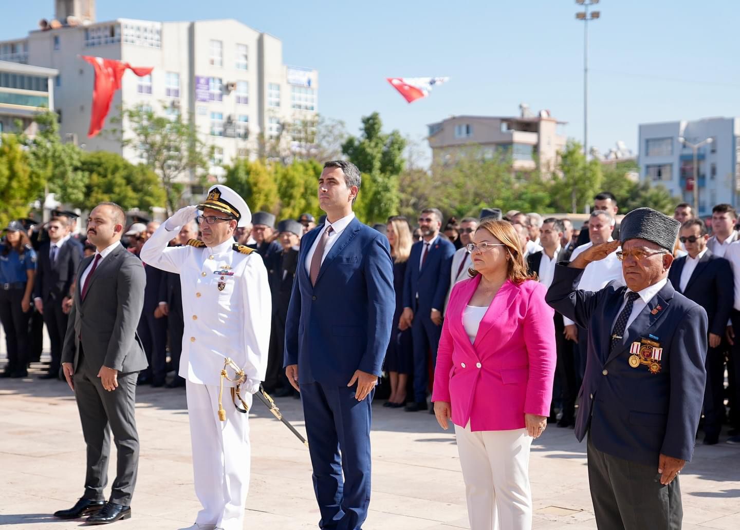 Didim’de 30 Ağustos Zafer Bayramı'nın 102. yılı düzenlenen törenle kutlandı.