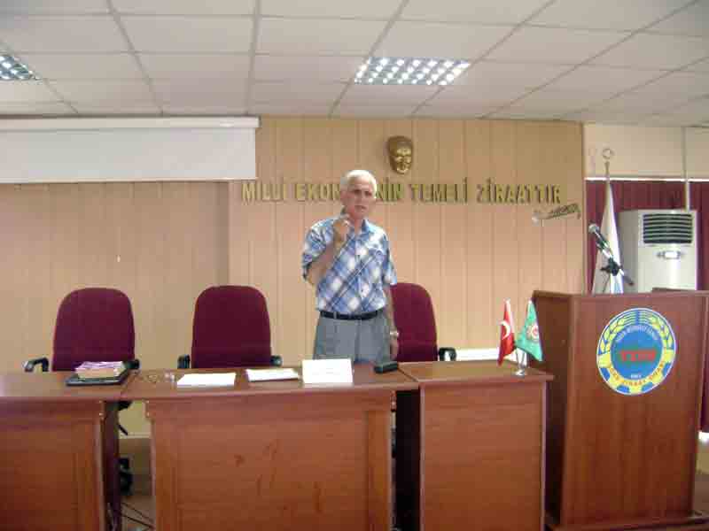 Verimsiz Arazilerde Tarım konulu konferans yapıldı