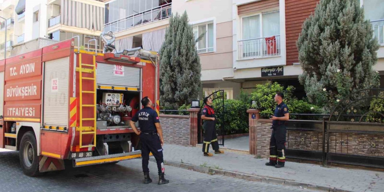 Ocakta tutuşan yağ ekipleri harekete geçirdi