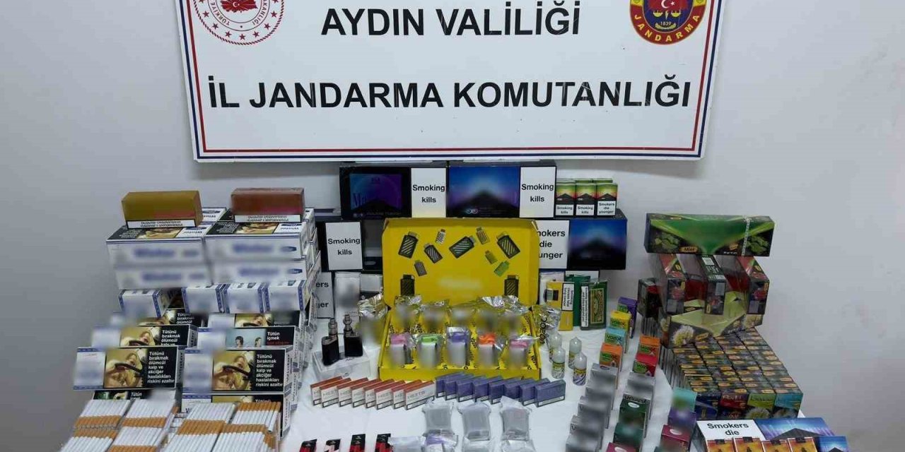 Jandarmadan kaçak sigara baskını: 1 gözaltı