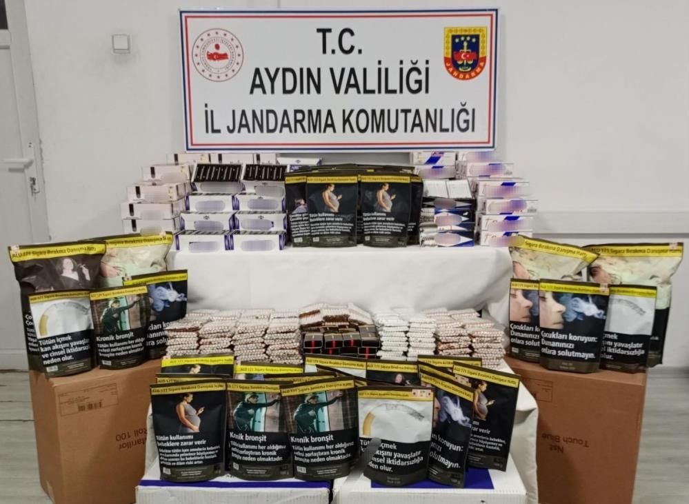 Aydın’da 44 bin makaron ele geçirildi