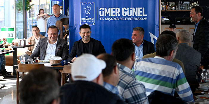 BAŞKAN ÖMER GÜNEL TAKSİ ESNAFIYLA BİR ARAYA GELDİ