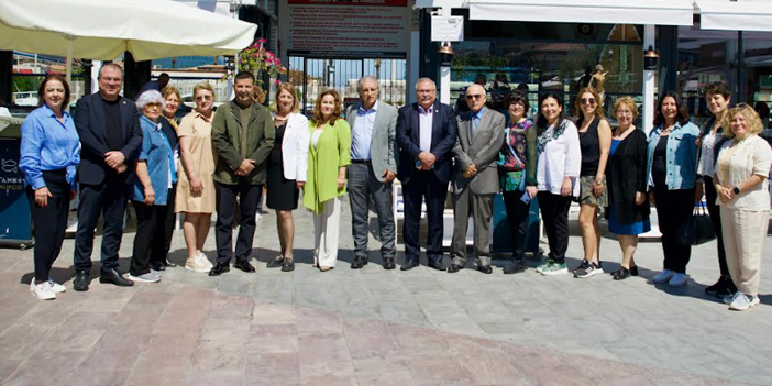 BAŞKAN ÖMER GÜNEL ÇYDD KUŞADASI ŞUBESİ İLE KAHVALTIDA BİR ARAYA GELDİ