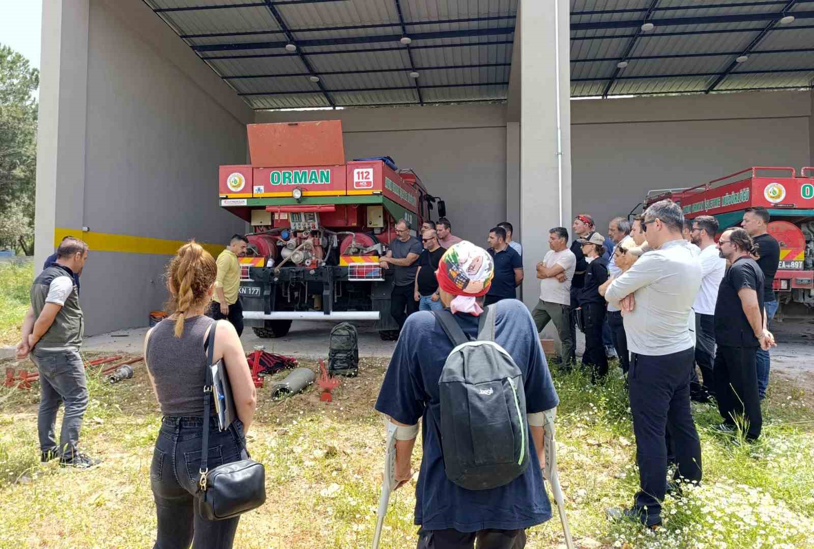 Orman ekiplerinden, ’Orman yangınlarını önleme’ eğitimi