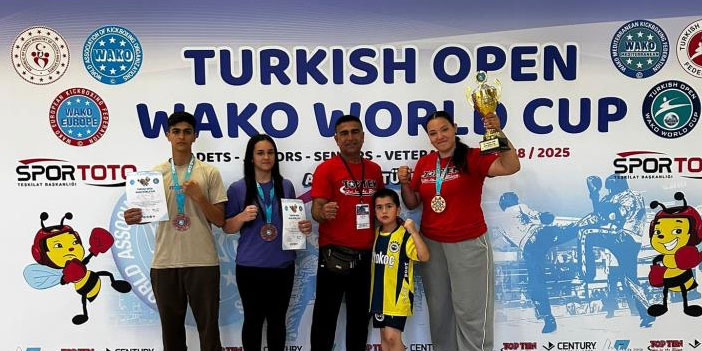 Sökeli 3 genç sporcu Dünya Kupası’ndan madalyayla döndü
