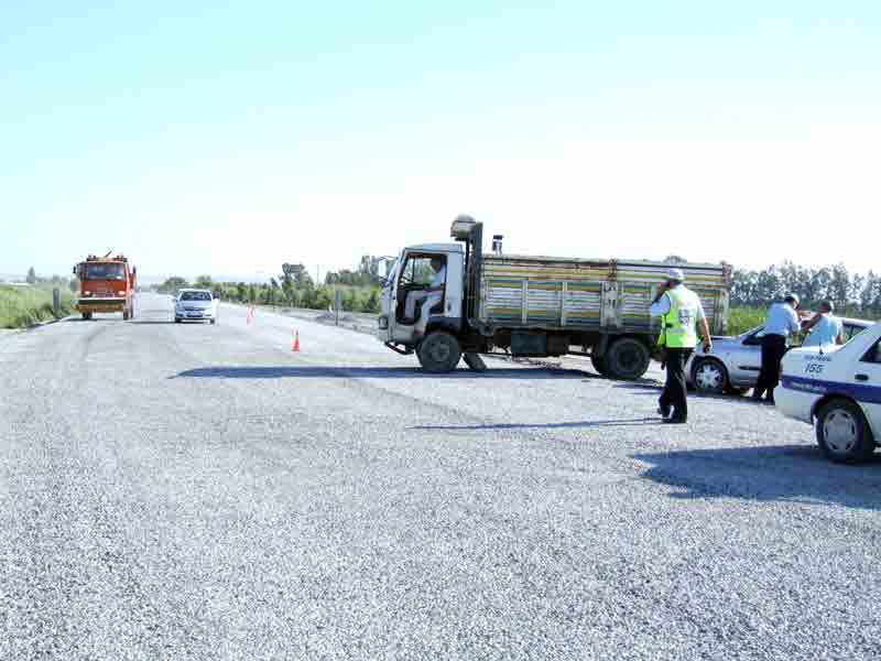 Söke-Bodrum yolu bakımda, aman mıcıra dikkat!