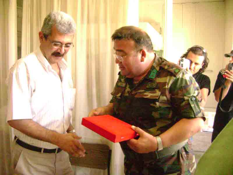 Garnizon Komutanı İlker Koçak veda ziyaretlerinde bulunuyor