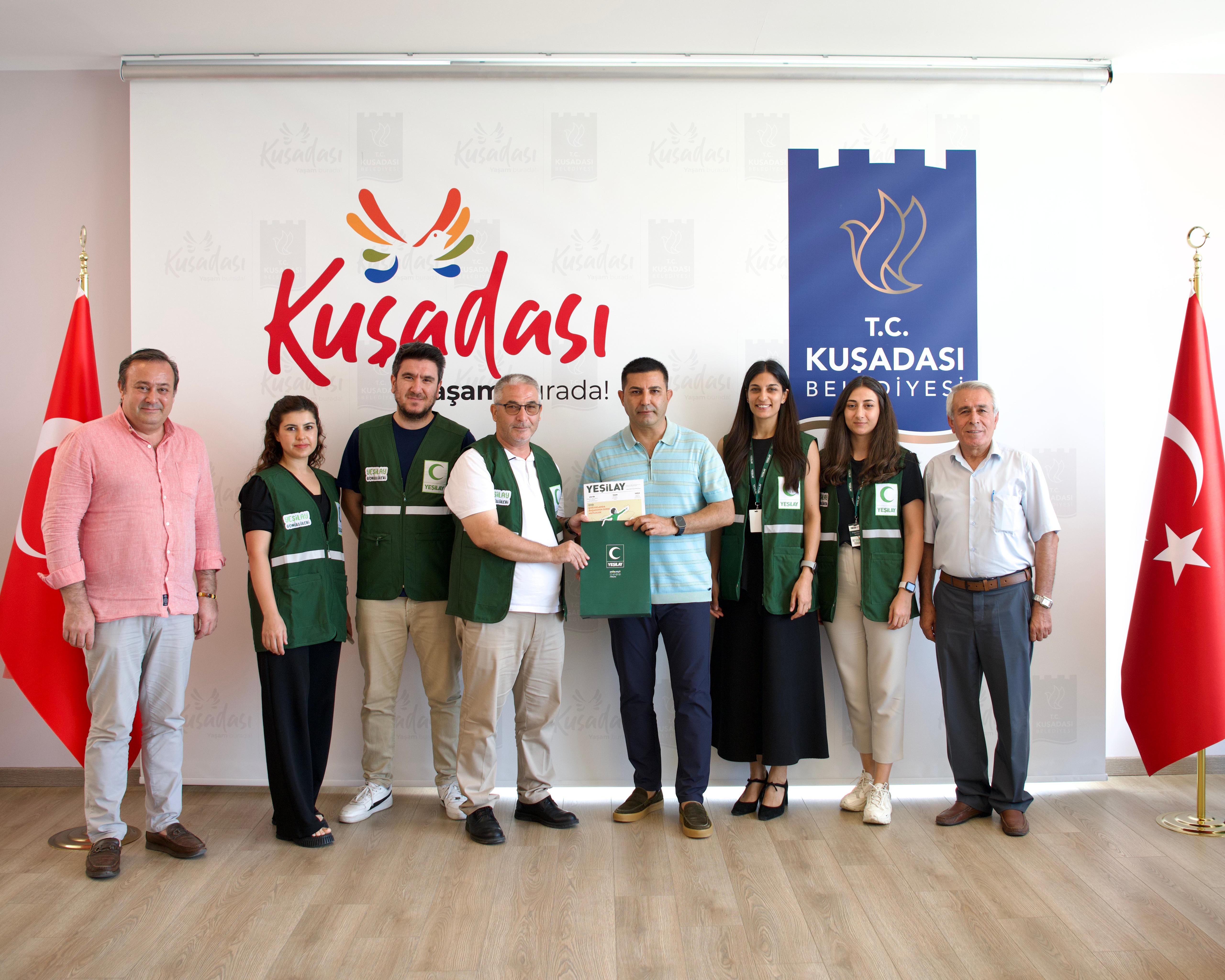 YEŞİLAY’DAN KUŞADASI BELEDİYESİ’NE ZİYARET