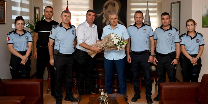 KUŞADASI BELEDİYESİ ZABITA MÜDÜRLÜĞÜ’NDEN KENT YÖNETİCİLERİNE ZİYARET