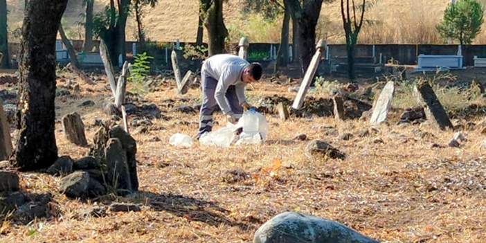 EFELER BELEDİYESİ’NDEN MEZARLIKLARA BAKIM