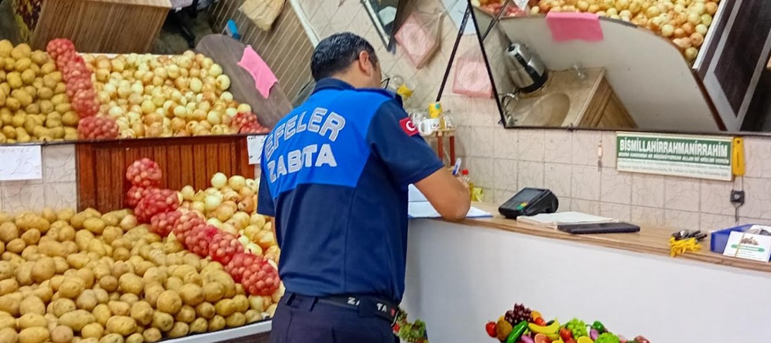 EFELER’İN EKİPLERİNDEN MANAVLARDA SIKI DENETİM