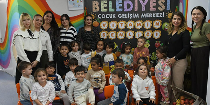KUŞADASI BELEDİYESİ ÇOCUK GELİŞİM MERKEZİ'NDE VİTAMİN ŞENLİĞİ