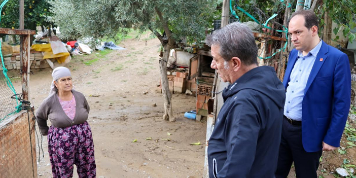 BAŞKAN YETİŞKİN FELAKET BÖLGESİNDE İNCELEMELERDE BULUNDU