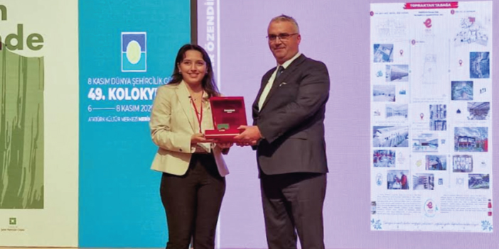 BAŞKAN YETİŞKİN’İN ÖRNEK PROJESİNİN ÖDÜLÜ TESLİM EDİLDİ