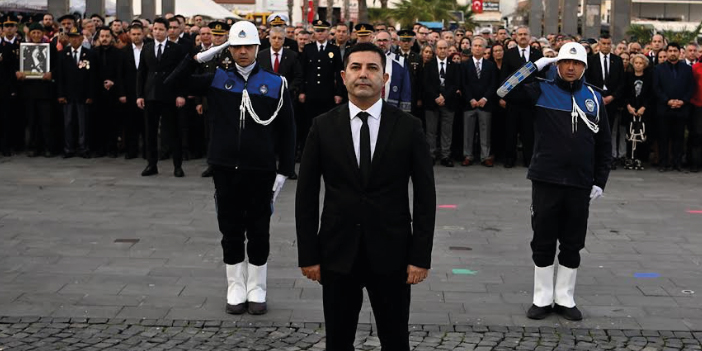 KUŞADASI ATASINI SAYGI VE ÖZLEMLE ANDI