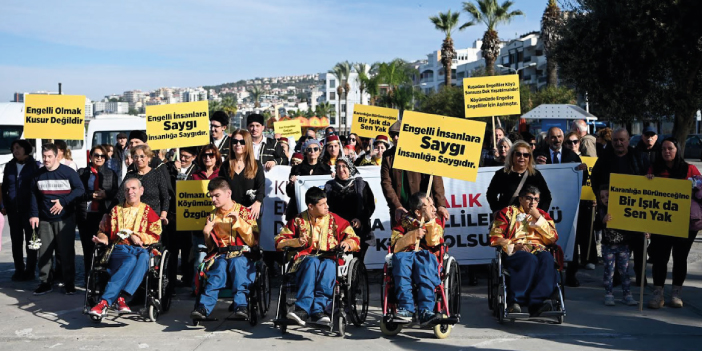 KUŞADASI'NDA '3 ARALIK DÜNYA ENGELLİLER GÜNÜ' KUTLANDI