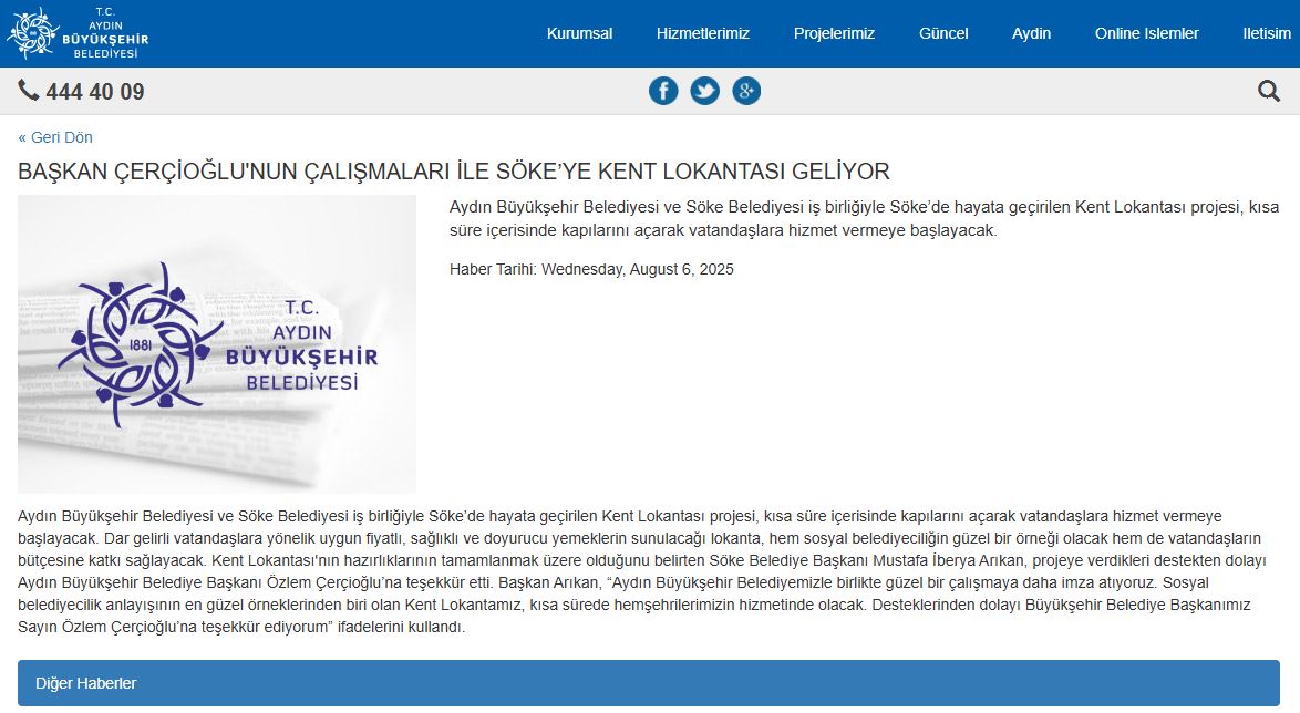 PARTİ ROZETİ DEĞİŞİNCE KENT LOKANTASI OLDU ŞEHİR LOKANTASI