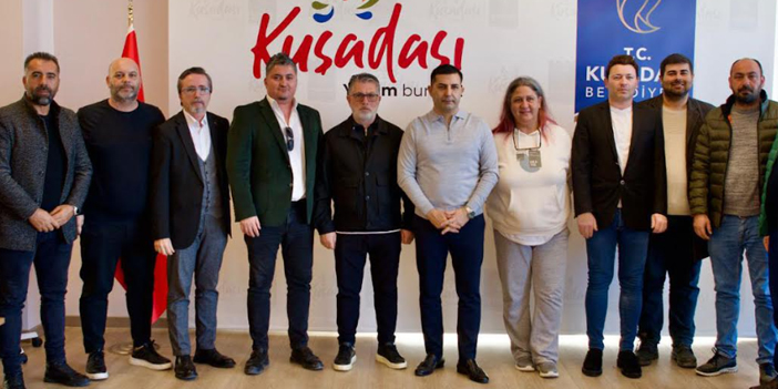 KUŞADASISPOR YÖNETİMİNDEN BAŞKAN ÖMER GÜNEL’E ZİYARET