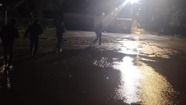 Fırtına Germencik’i vurdu, ilçe göle döndü