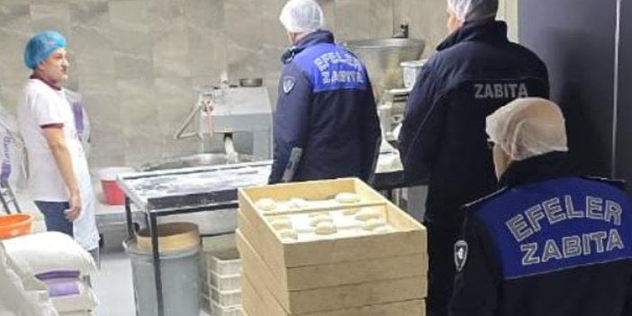 EFELER’İN EKİPLERİNDEN SAĞLIKLI GIDA DENETİMİ