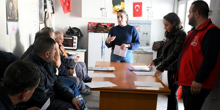 KUŞADASI BELEDİYESİ’NDEN PERSONELİNE İŞ SAĞLIĞI VE GÜVENLİĞİ EĞİTİMİ