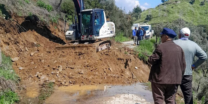 EFELER BELEDİYESİ KAPANAN YOLLARI YENİDEN ULAŞIMA AÇIYOR