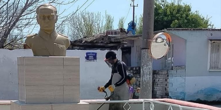 EFELER’İN YEŞİL EKİPLERİNDEN KOCAGÜR MAHALLESİ’NDE KAPSAMLI ÇALIŞMA