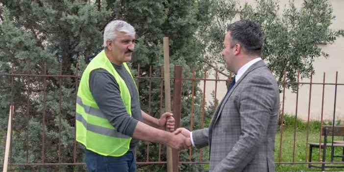 DEĞİRMENDERE’DE YOL ÇALIŞMALARI YERİNDE İNCELENDİ