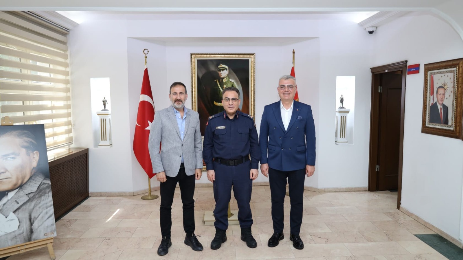 İl Jandarma Komutanlığı’na Ziyaret Gerçekleştirildi