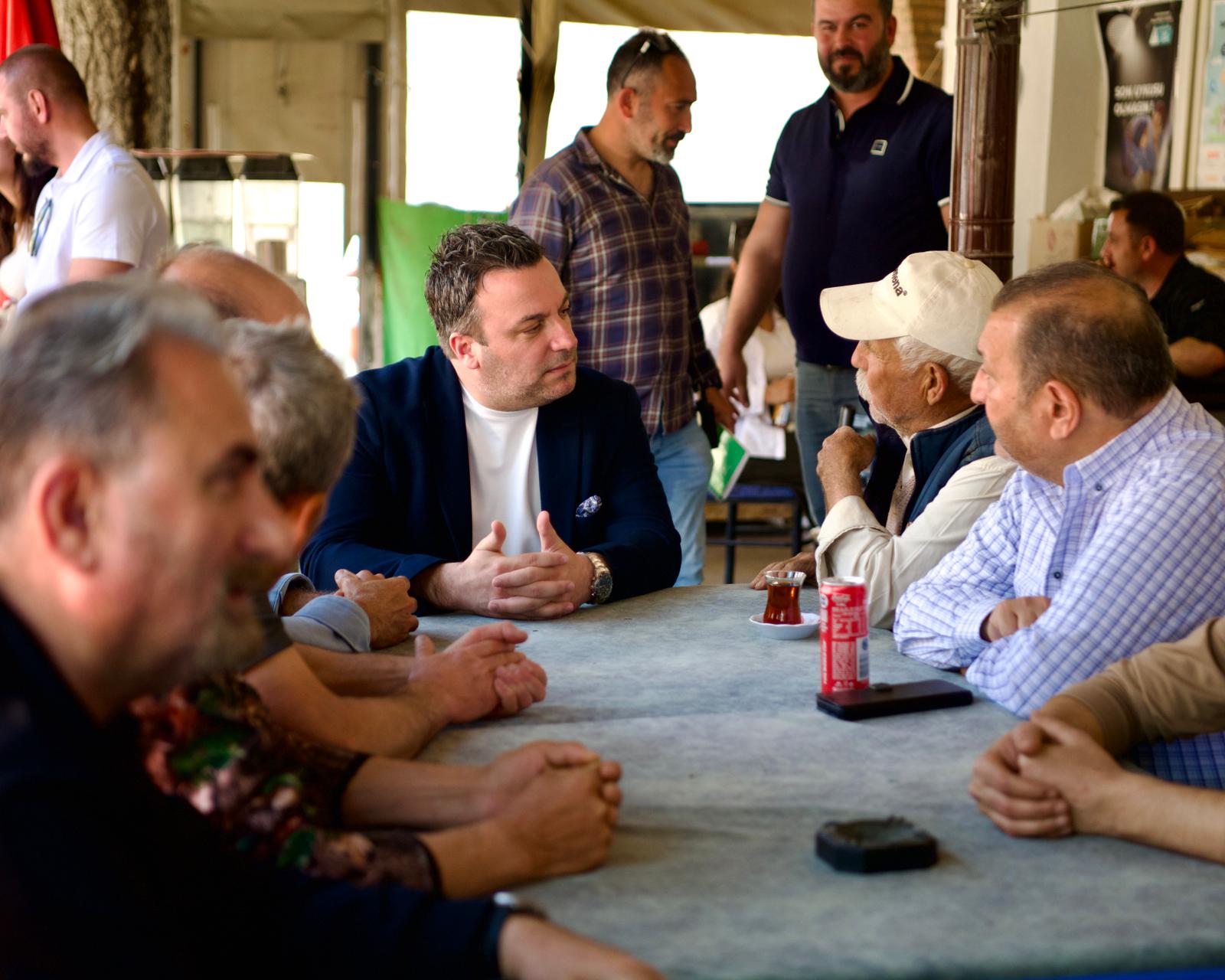 KUŞADASI BELEDİYESİ BAŞKAN VEKİLİNDEN KIRSAL MAHALLELERE ZİYARET