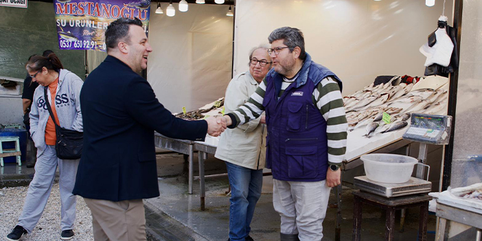 DEMİRTAŞ’TAN BALIKÇI ESNAFINA ZİYARET
