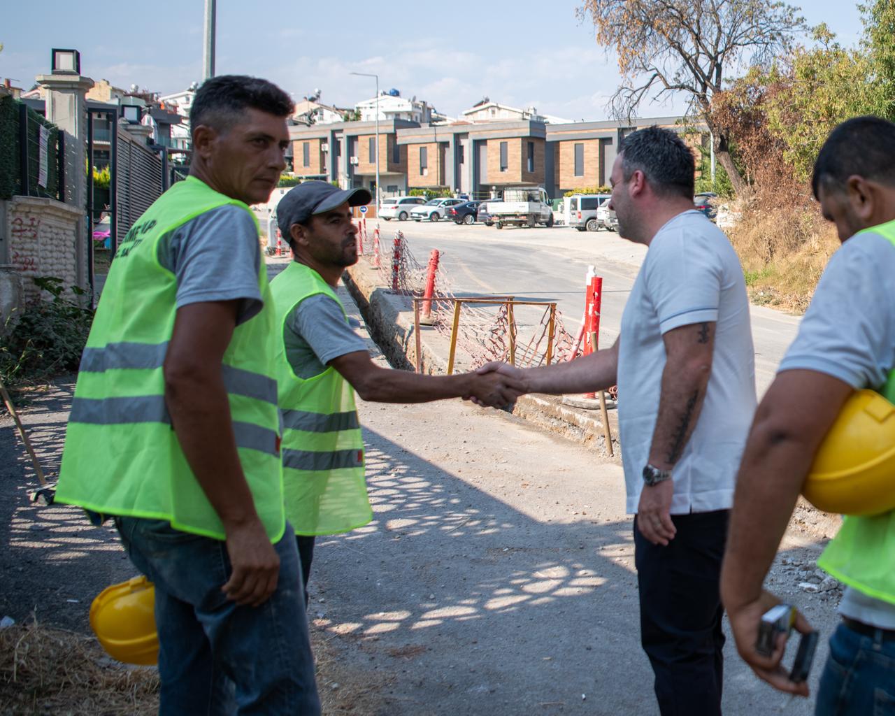 KARAOVA MAHALLESİ'NDE DOĞALGAZ İÇİN ÇALIŞMALARA BAŞLANDI