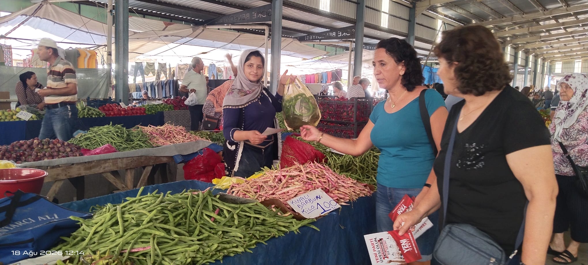 YENİ PARTİ SÖKE’DE SAHADA