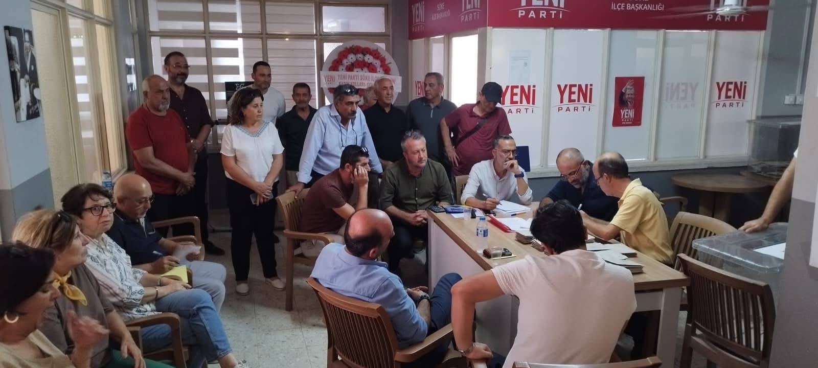 YENİ PARTİ SÖKE'DE DELEGE SEÇİMLERİNİ TAMAMLADI