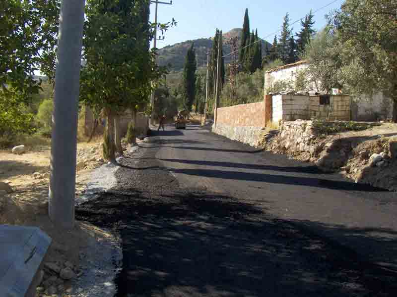 Hisartepe yolları asfaltla buluştu